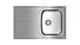 Мойка кухонная Teka - UNIVERSE 45 1B 1D МИКРОТЕКСТУРА 115110029 - изображение 2