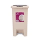Відро для сміття MBM HOME з кришкою і педаллю BIN-01 20L BEIGE бежеве - зображення 1