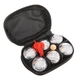 Игра петанк игра бочче в чехле Zelart French Balls 3440 6 шаров диаметром 3,2 см - изображение 5