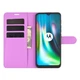 Чохол IETP для Motorola Moto G9 Play шкіра PU з візитницею бузковий - зображення 3