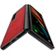 Защитный чехол UniCase Cloth Texture для Samsung Galaxy Fold 3 - Red - изображение 2