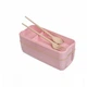 Ланч-бокс двойной Эко "Lunch box", 750мл, розовый - изображение 5