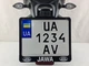 Рамка для мотоциклетного номера Jawa white 174х220мм чёрная (VH-ABS1722JW1W) - изображение 2
