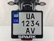 Рамка для мотоциклетного номеру Spark 174х220мм чорна (VH-ABS1722SP1W) - зображення 2