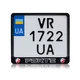 Рамка для мотоциклетного номеру Forte logo 174х220мм чорна (VH-ABS1722FT2WCL) - зображення 1