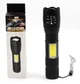 Ліхтар ручний акумуляторний портативний BL-T6-29-T6+COB (USB) Bailong 5385 Чорний - зображення 8