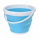 Ведро туристическое силиконовое складное 10 литров Collapsible Bucket - изображение 1
