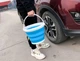Ведро туристическое силиконовое складное 10 литров Collapsible Bucket - изображение 3