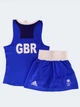 Женская форма для занятий боксом Olympic Woman GBR шорты-юбка + майка ADIDAS ADIAIBA20TW синяя L - зображення 6