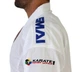 Кімоно для карате "JIN KUMITE GI ELITE" з ліцензією WKF (сині смуги на плечах) SMAI біле розмір 2 (150) - зображення 4