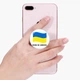 Попсокет (Popsockets) держатель для смартфона Сделано в Украине (8754-3726-BK) Черный - изображение 6