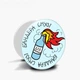 Попсокет (Popsockets) держатель для смартфона Бандера Смузи (8754-3671-BK) Черный - изображение 5