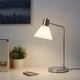 Настільна лампа IKEA FLUGBO нікельована / скло (005.139.72) - зображення 2