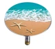 Сливная пробка для ванны Wenko Pluggy® XXL By the sea, Ø 7,5 x 6 см, пластик, латунь - изображение 1