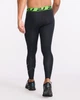 Мужские компрессионные тайтсы для восстановления 2XU, Refresh Recovery Comp Tights, XL, черный/черный логотип - изображение 2
