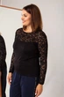 Fashions • Жіноча блузка кофта "Ізабелла" Fashions L чорний (7428-ни) - зображення 1