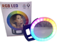 RGB LED Селфи кольцо с зеркалом для телефона Soft Ring Light & Mirror Aurora - изображение 1