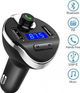 Автомобильный трансмиттер FM Модулятор с подзарядкой X19 Bluetooth + USB + MicroSD Черный - изображение 1