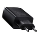 Зарядное устройство Baseus Quick Charger 30W QC+ PD (1Type-C + 2USB) для iPhone 11/12/13/iPad/Samsung/Huawei/Xiaomi black - изображение 3