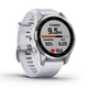Мультиспортивные часы GARMIN Fenix 7S Silver with Whitestone Band - изображение 3