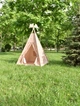 Вулична Палатка-Вігвам WIGWAMHOME з водовідштовхуючої тканини 110х110х180см бежева - зображення 3