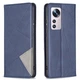 Чехол-книжка с кармашками UniCase Geometric Pattern для Xiaomi 12 / 12X - Blue - изображение 2