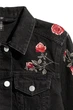 Джинсова куртка H&M Divided чорний в квіти XAZ155824XWSD 32 - изображение 2