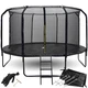 Батут садовый с лестницей SkyFlyer 14 футов 426 см Black TR0036 - изображение 1