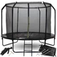 Батут садовый с лестницей SkyFlyer 10 футов 304 см Black TR0034 - изображение 1