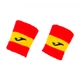 Комплект напульсников Joma Wristband 2 шт. (400300.P03) Red/Yellow/Black - изображение 1