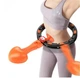 Хулахуп для схуднення Intelligent Hula Hoop Чорно-оранжевий, розумний обруч для талії масажний з лічильником (VS7005074) - изображение 5