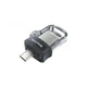 Флеш-накопичувач SanDisk Ultra Dual 32GB USB 3.0 OT (150 Mb/s) Флешка з роз'ємом microUSB / USB3.0 Black-silver (SDDD3-032G-G46) - зображення 4