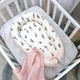 Кокон-гнездо для новорожденных Перо мята, гнездо позиционер для младенца в кроватку Перо мята, 5019404 - изображение 1