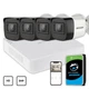Комплект відеоспостереження Hikvision HD KIT 4x5MP OUTDOOR + HDD 1TB - зображення 1