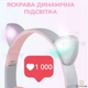 Навушники з котячими вушками Бездротові Wireless headSet Cat P47M Сірі з Bluetooth гарнітурою та LED підсвічуванням - зображення 2