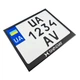Рамка для мотоциклетного номера Shineray 174х220мм чорна (VH-S1722SHSBL) - зображення 2