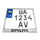 Рамка для мотоциклетного номера Spark 174х220мм хром (VH-S1722SPSGL) - зображення 1