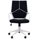 Кресло офисное AMF Urban LB черный/белый (механизм Tilt/пластик/ткань) (515407) - зображення 3