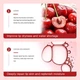 Гидрогелевые патчи для губ с гиалуроновой кислотой в банке Bioaqua Cherry Collagen 20 штук - изображение 3