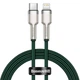USB кабель для iPhone Type С на Lightning Baseus Cafule Series Metal Data Cable | 1M, 20W, PD |. Green - зображення 3