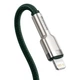USB кабель для iPhone Type С на Lightning Baseus Cafule Series Metal Data Cable | 1M, 20W, PD |. Green - зображення 4
