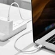 USB кабель Type-C на Type-C BASEUS Superior Series Fast Charging Data Cable (1M, 5A, 100W). White - зображення 6