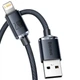 USB кабель для iPhone с разъемом Lightning Baseus Crystal Shine Series (2.4A, 2m). Black - изображение 8