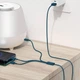 USB кабель 3в1 Combo Micro USB/Lightning/Type-C BASEUS Superior Series Fast Charging (1.5m, 3.5A). Blue - зображення 7