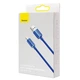 USB кабель с разъемом Lightning для iPhone Baseus Crystal Shine Series (2.4A, 1.2m). Blue - изображение 8