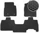Коврики в салон Kinetic для Ford F-150 '08-14 Super Cab EVA-полимерные черные (комплект) - изображение 1