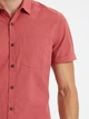 Мужская рубашка LC Waikiki с карманом на груди XL Розовая ( LCWShirt-405) - изображение 3