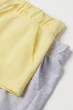 Набор шортов для девочки серого и желтого цвета H&M 146см (40004643) - изображение 2