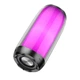 Беспроводная портативная Bluetooth колонка Hoco HC8 Pulsating Colorful со светомузыкой (RGB, USB, FM, AUX, SD, Type-C) - Черный - изображение 2