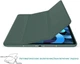 Чехол Cover Way Smart Case Apple iPad mini 7 (2024) Dark Green - изображение 3